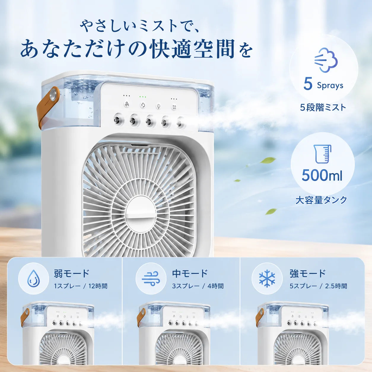 自分だけの卓上クーラー